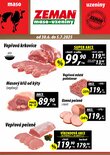 Prodejny Zeman leták - Dobrovice - Palackého náměstí